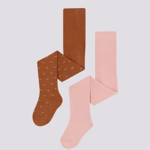 CONFEZIONE DA DUE PAIA DI COLLANT IN COTONE