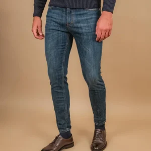 JEANS ANDREA MORANDO SCURO 5 TASCHE