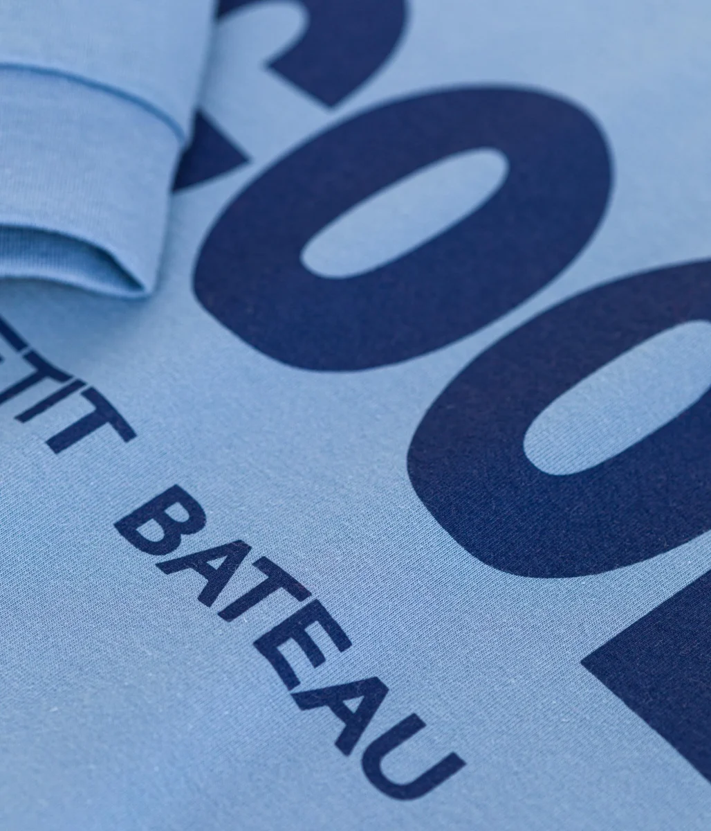 T-shirt a maniche lunghe in jersey bluette - immagine 4