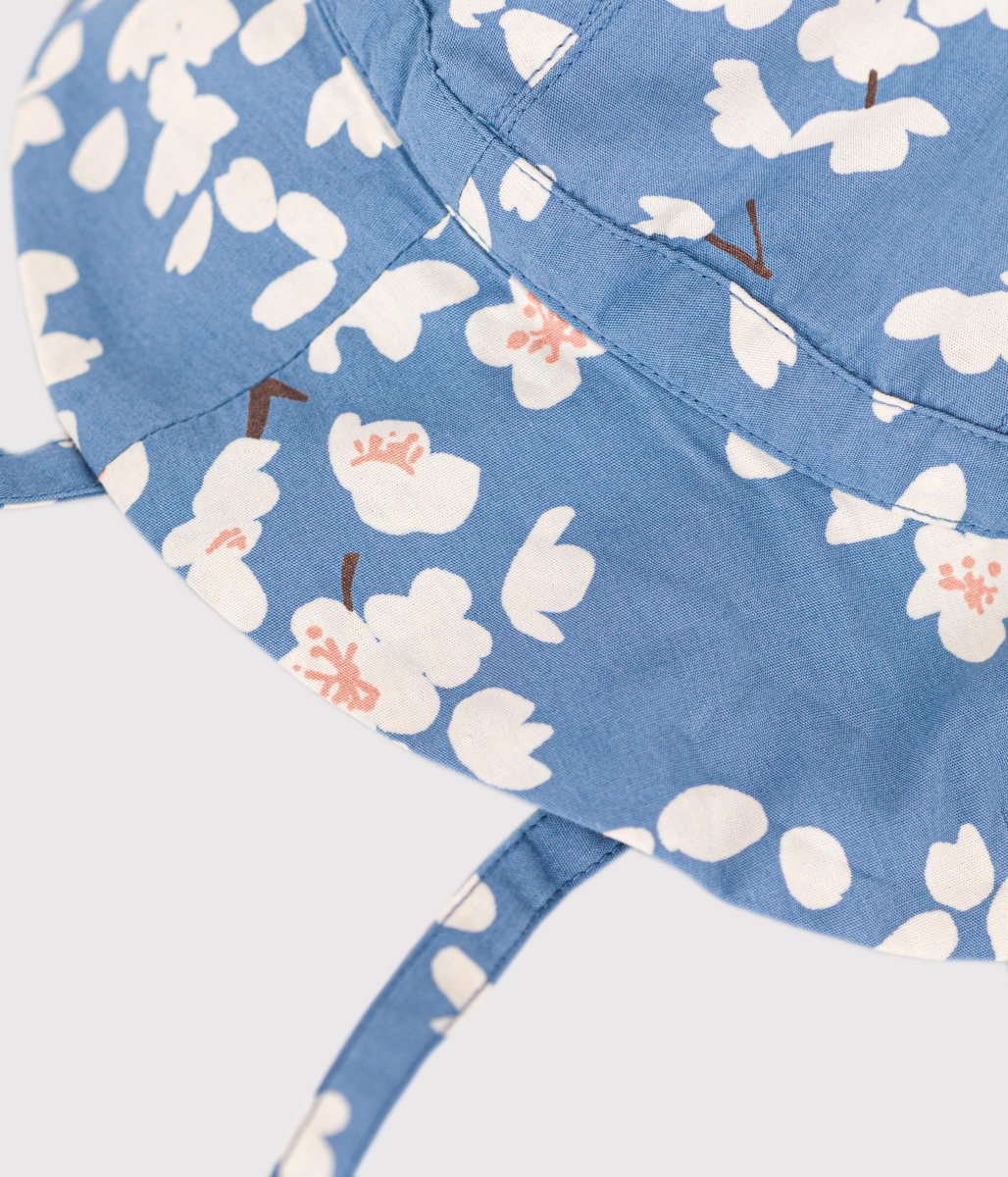 CAPPELLINO ALLA PESCATORA IN POPELINE A FIORI - immagine 3