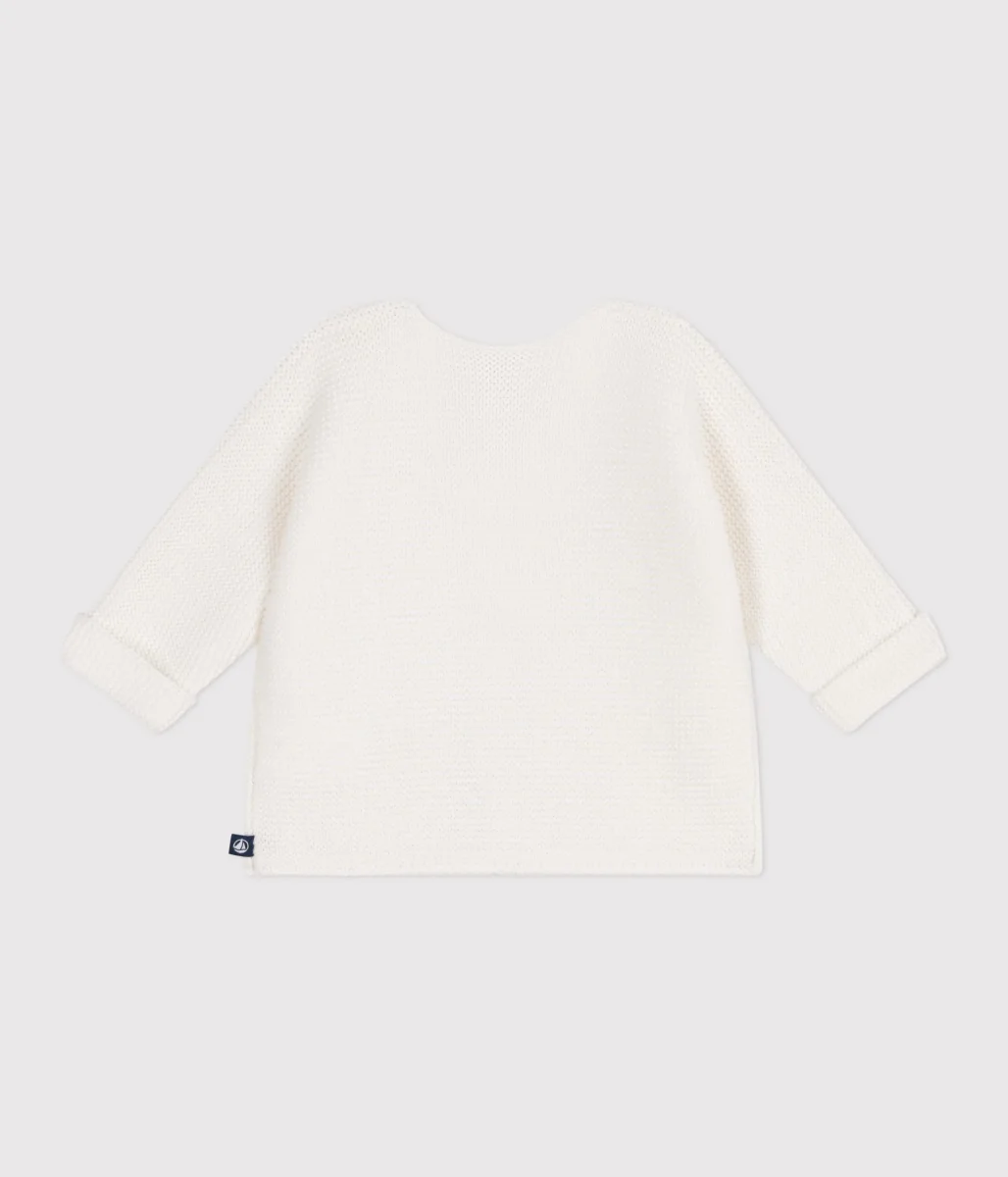 Cardigan in maglia di cotone neonato - immagine 4