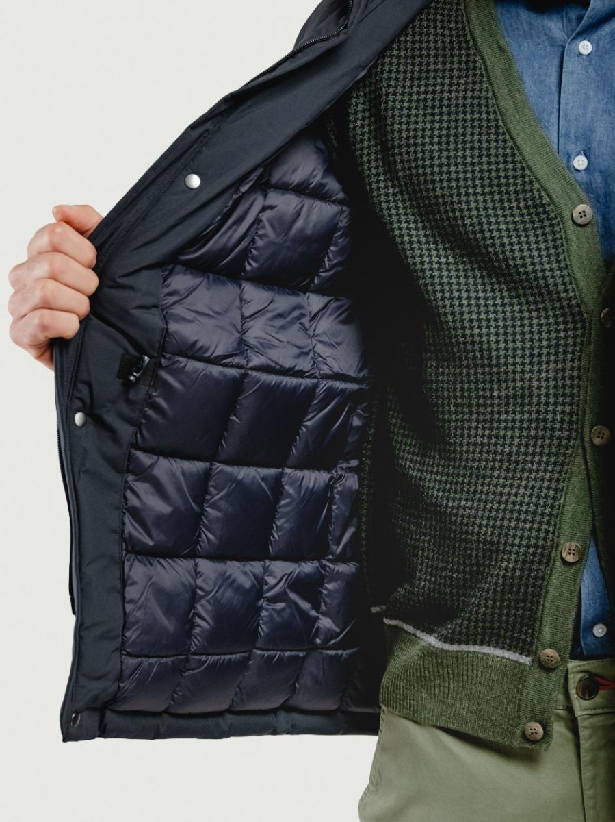 FIELD JACKET IN NYLON BLU NAVY - immagine 7