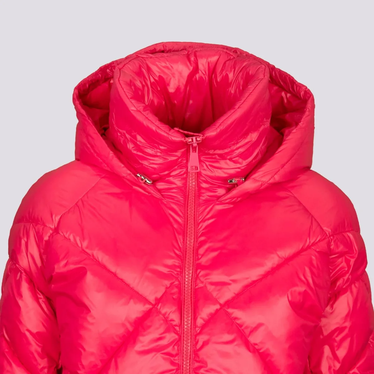 PIUMINO CORTO IN NYLON LEGGERO FUCSIA - immagine 3