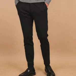 PANTALONE CHINOS ELASTICIZZATO nero