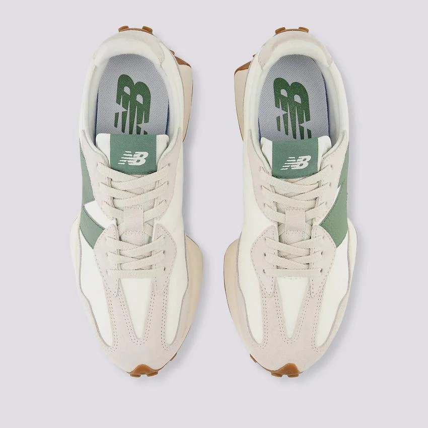 Sneaker 327 Bianco Verde - immagine 5