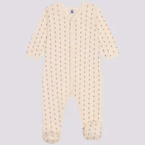PIGIAMA BEBÈ IN COTONE STAMPATO A FIORI
