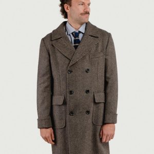 CAPPOTTO DOPPIOPETTO SPIGATO MORO BLU NAVY