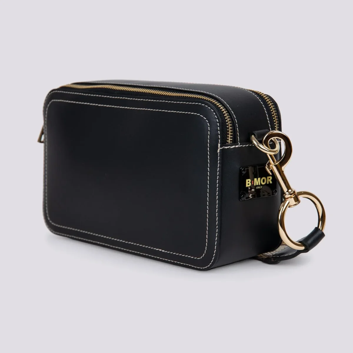 BORSA A TRACOLLA MAXI YOURS IN PELLE NERA - immagine 5