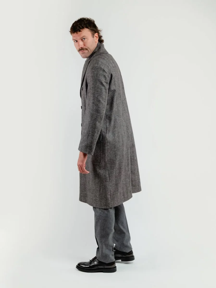 CAPPOTTO DOPPIOPETTO SPIGATO TESTA MORO - immagine 3