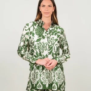 CAMICIA CAFTANO FANTASIA VERDE