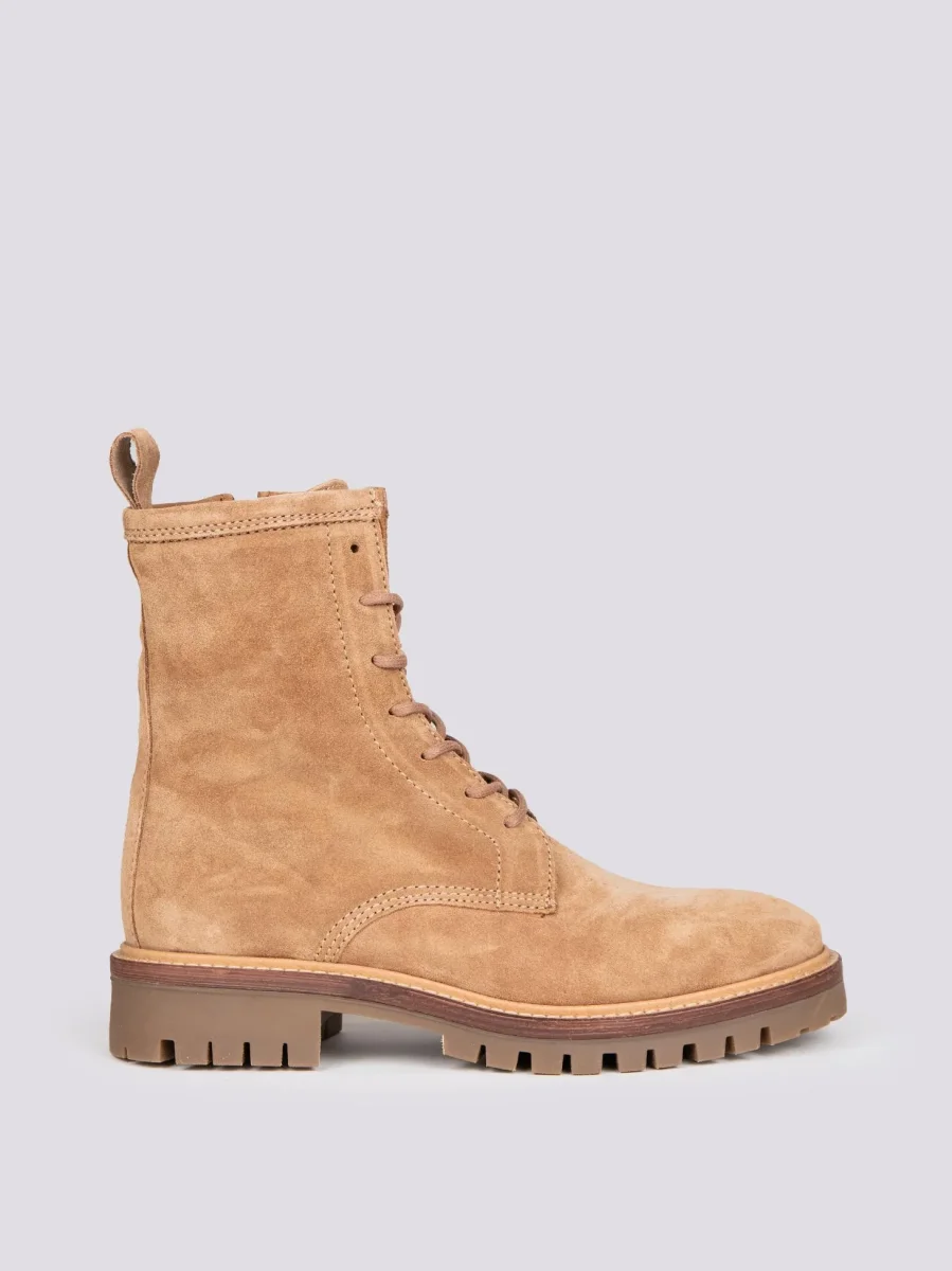 ANFIBIO CON LACCI IN CAMOSCIO BEIGE