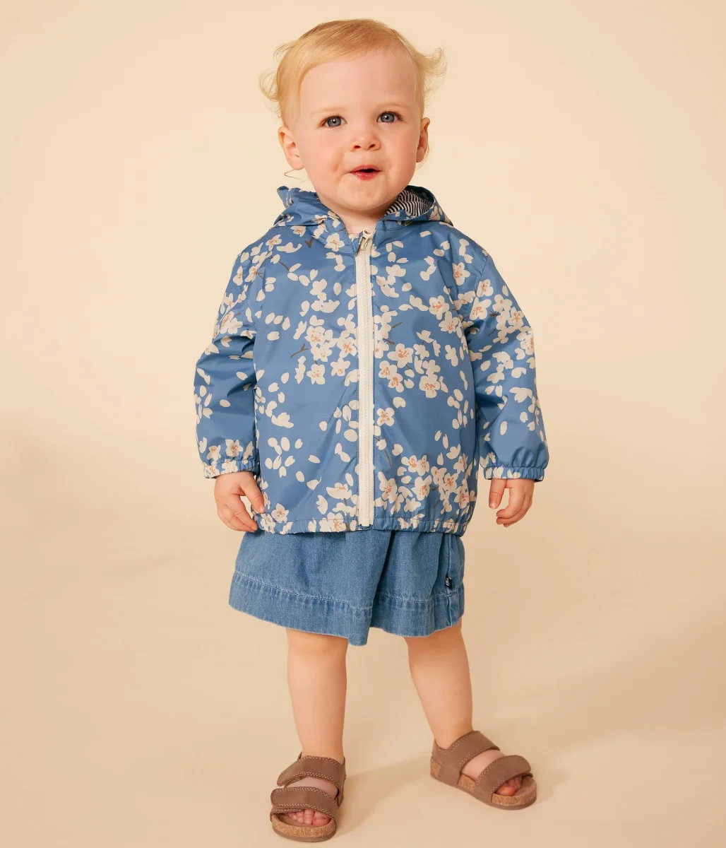 GIACCA ANTIVENTO FANTASIA fiori di ciliegio BEBÈ - immagine 4