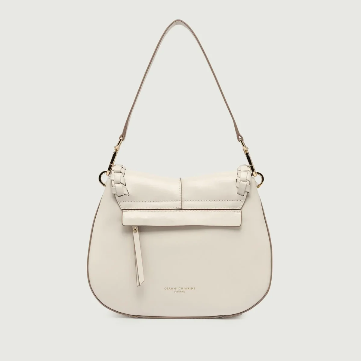 Borsa a spalla Helena Round special in pelle Marble - immagine 3