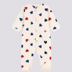 TUTINA IMBOTTITA BEBÈ IN PILE con cuori