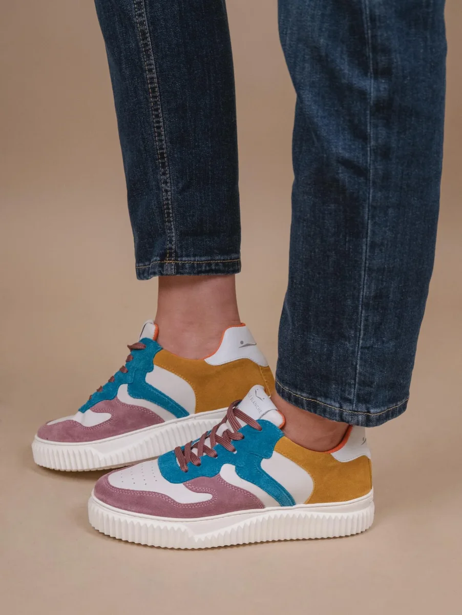 Sneaker LAURA lilla e azzurro - immagine 9
