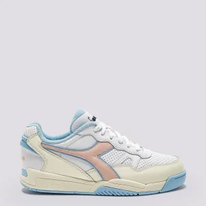 Sneaker Winner bianco rosa pesca