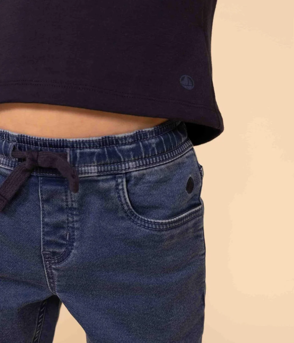 PANTALONE REGULAR BAMBINO IN DENIM - immagine 5