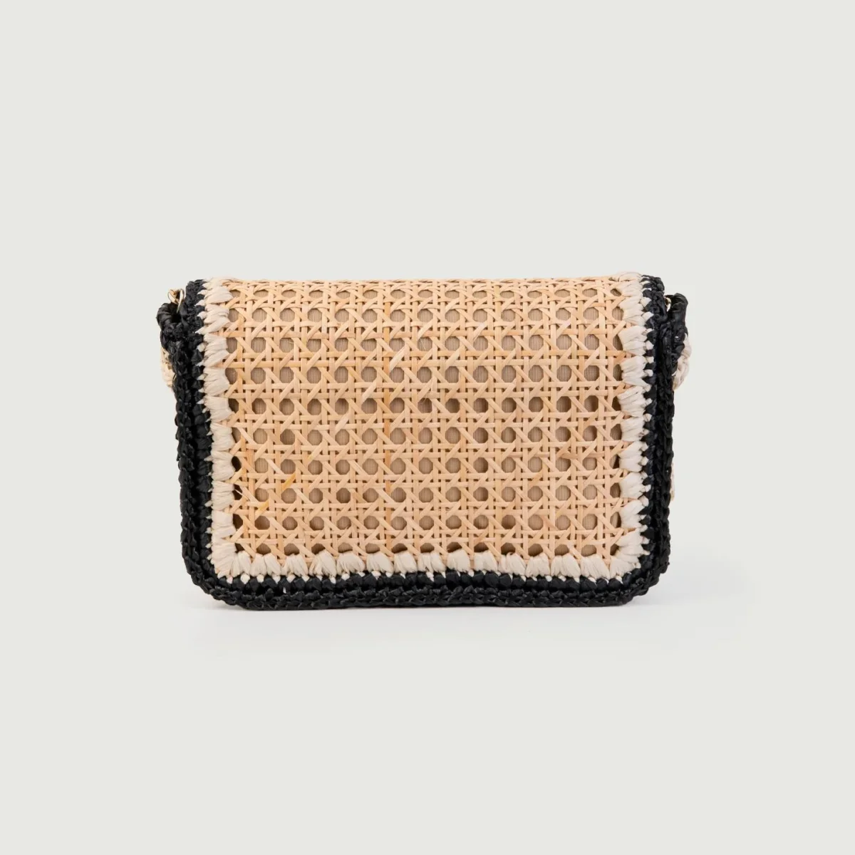 TRACOLLA PICCOLA RAFIA NERO - immagine 4