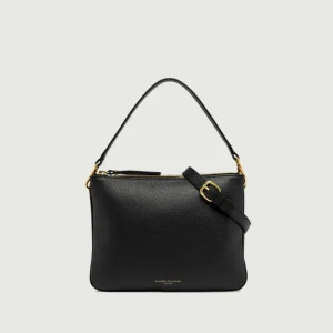 Borsa a tracolla Frida in pelle nera