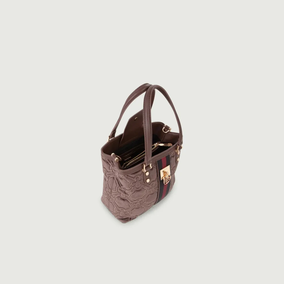 BORSA A MANO CON TRACOLLA CATE TAUPE - immagine 5