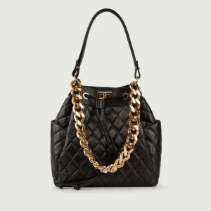 SECCHIELLO IN PELLE TRAPUNTATA BUCKET