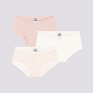 CONFEZIONE DA 3 SLIP VITA ALTA IN COTONE BAMBINO