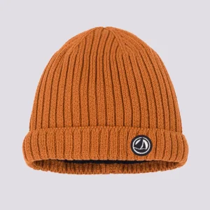 BERRETTO ARANCIONE IN MAGLIA FODERATO IN PILE