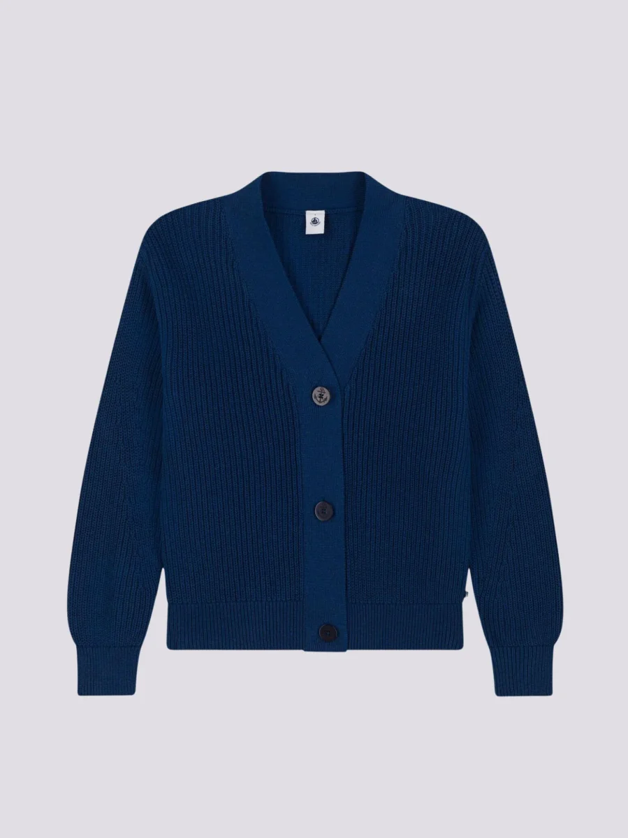 CARDIGAN A COSTA INGLESE IN COTONE DONNA