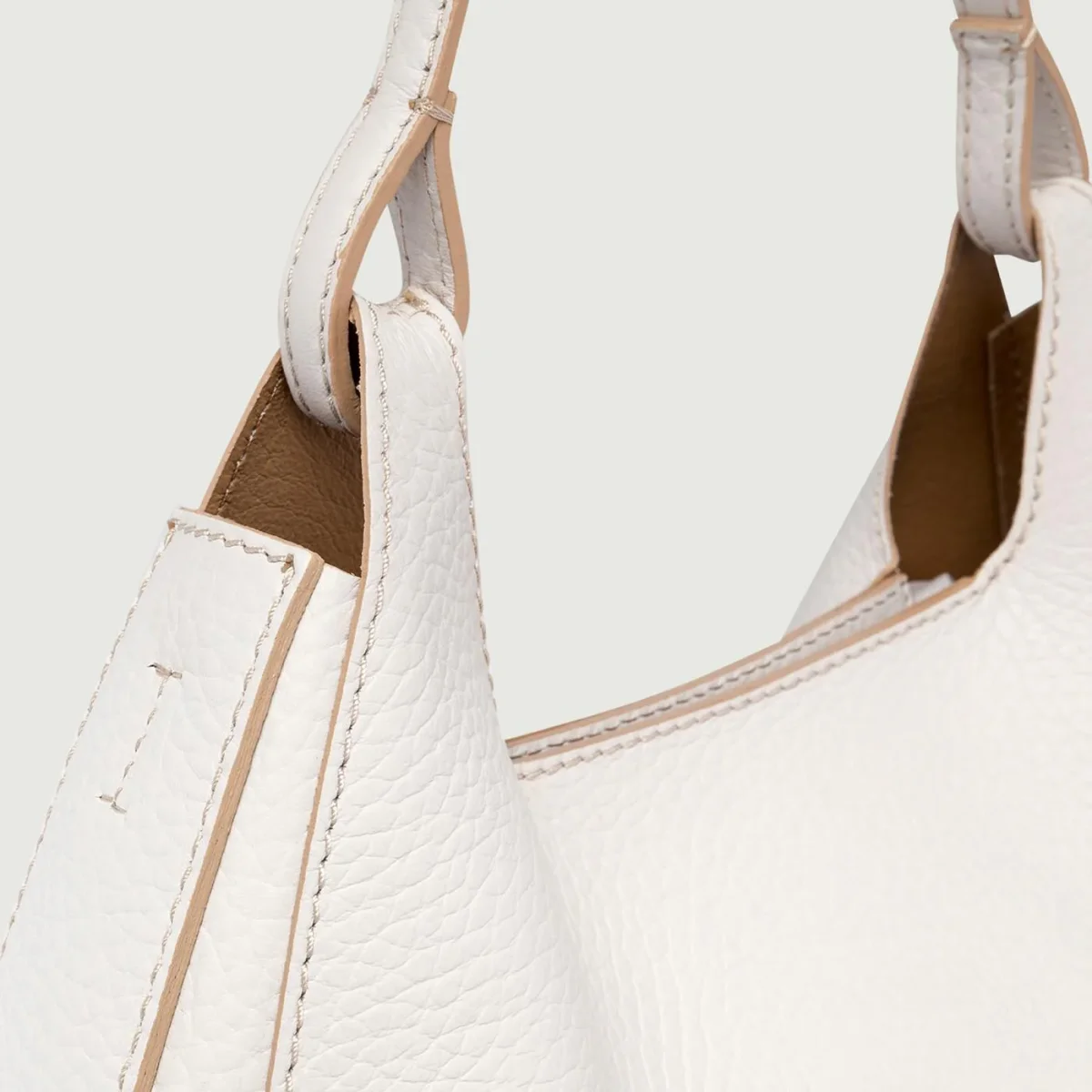 Borsa a spalla MAREA in pelle Marble - immagine 7