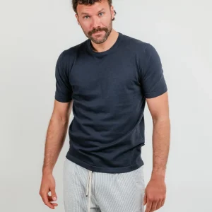 T-SHIRT IN MAGLINA DI COTONE BLU