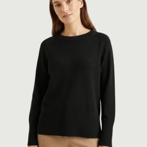 MAGLIA OVER 100% LANA NERA