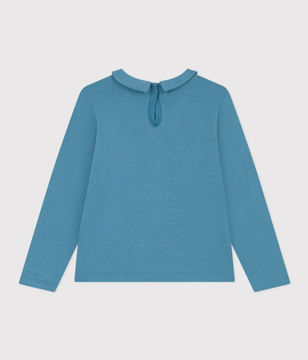 BLUSA IN COTONE BAMBINA - immagine 5