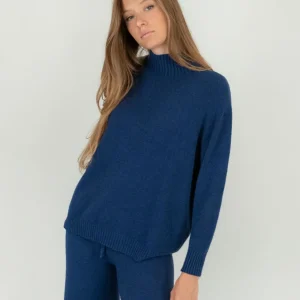 LUPETTO IN MAGLIA BLU