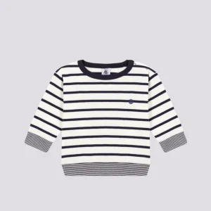 T-SHIRT A MANICA LUNGA IN COTONE A RIGHE PER BEBÈ