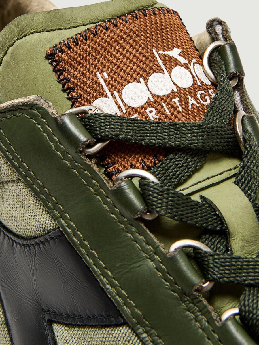 SNEAKER DIADORA EQUIPE DIRTY STONEWASH verde - immagine 5