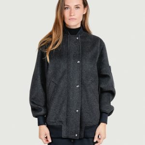 GIUBBOTTO IN PANNO ANTRACITE