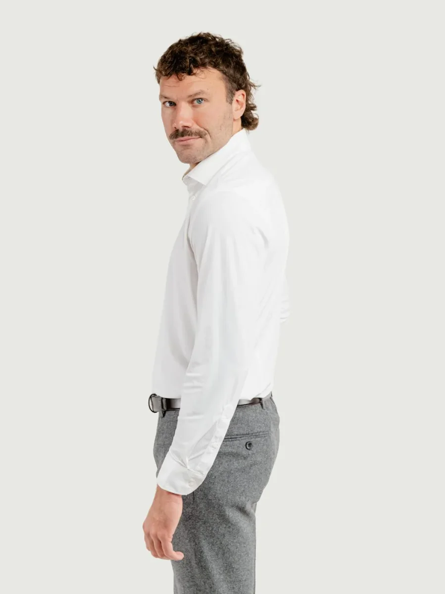 CAMICIA NO STIRO BIANCA - immagine 3