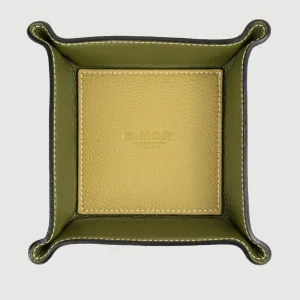 SVUOTATASCHE IN PELLE VERDE