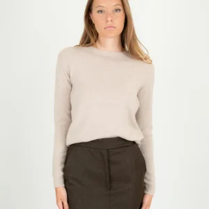 MAGLIA GIROCOLLO BEIGE