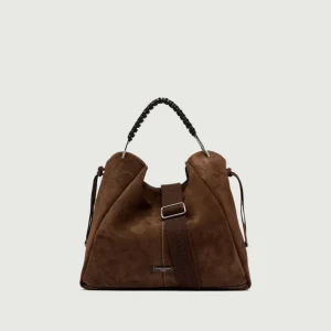 BORSA ERA IN CAMOSCIO CHOCOLATE