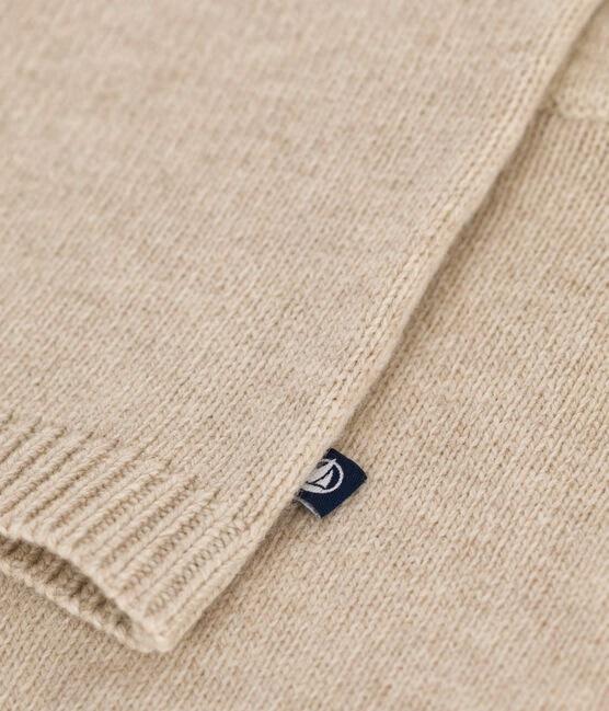 Set 2 pezzi in maglia beige motivo azzurro - immagine 4