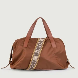 SHOPPER IN NYLON MARRONE CARRY