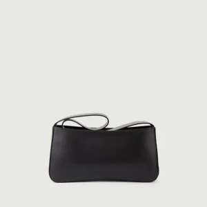 BORSA A SPALLA SEVENTY IN PELLE NERA