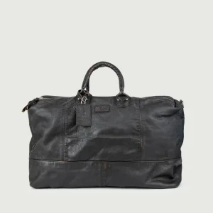 BORSA IN PELLE TESTA MORO LUCKY