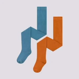 CONFEZIONE DA 2 PAIA DI COLLANT BAMBINA IN COTONE