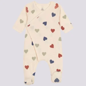 PIGIAMA A CUORI BEBÈ IN COTONE