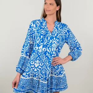 ABITO KAFTANO AZZURRO