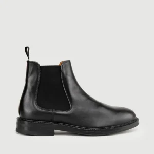 STIVALETTO CHELSEA IN PELLE NERO