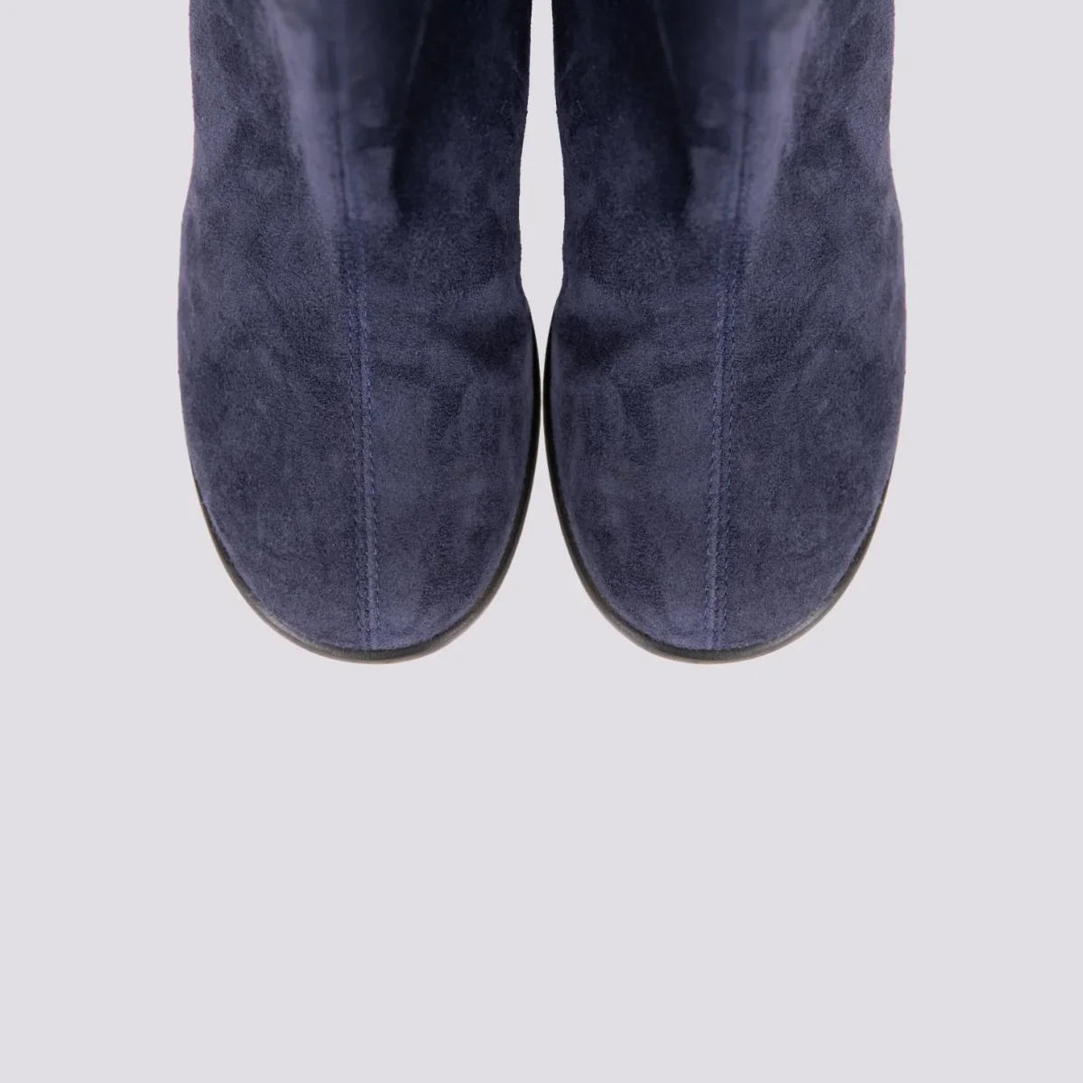 STIVALETTO CON ELASTICI IN CAMOSCIO BLU - immagine 5