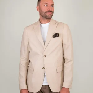 BLAZER IN LINO BEIGE
